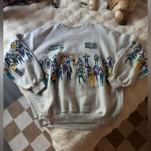 Vintage skiing crewneck